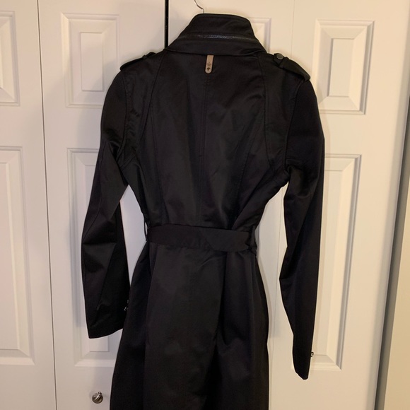 Mackage black trench coat - Picture 3 of 5